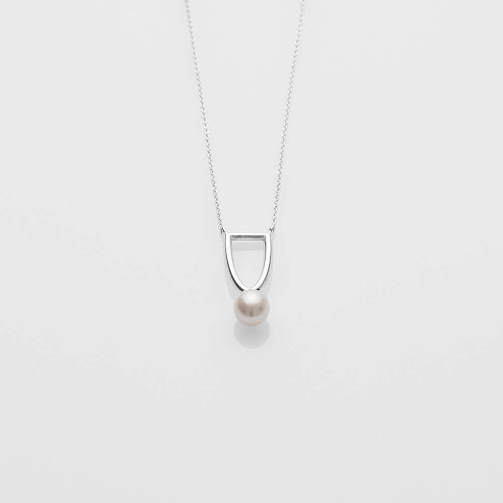 Free the Pearls arch κολιέ ασημί