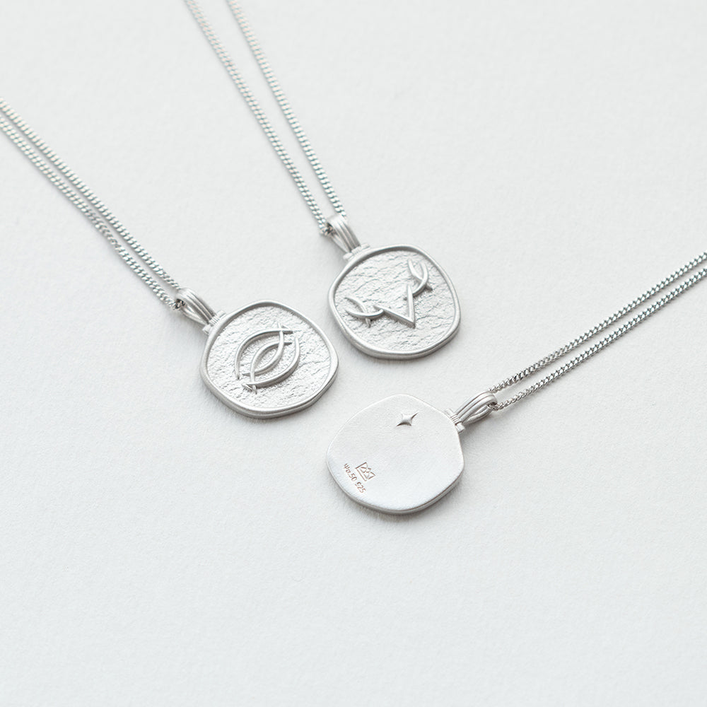 Celestial κολιέ ασημί