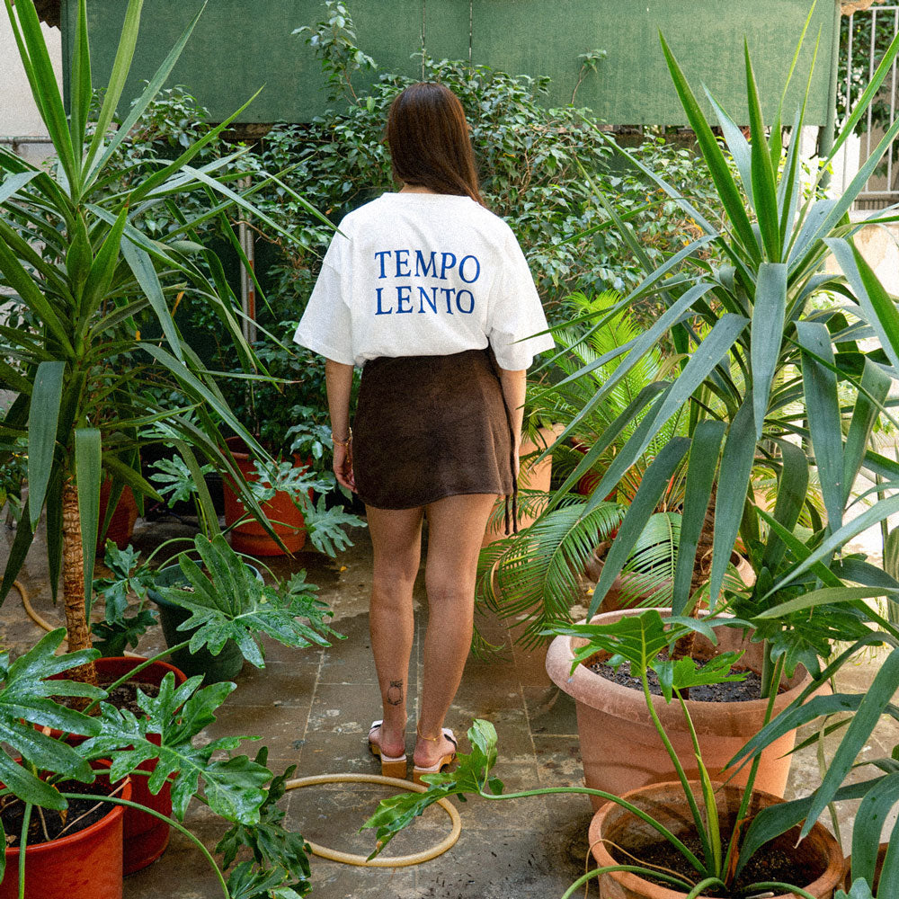 Tempo Lento t-shirt λευκό
