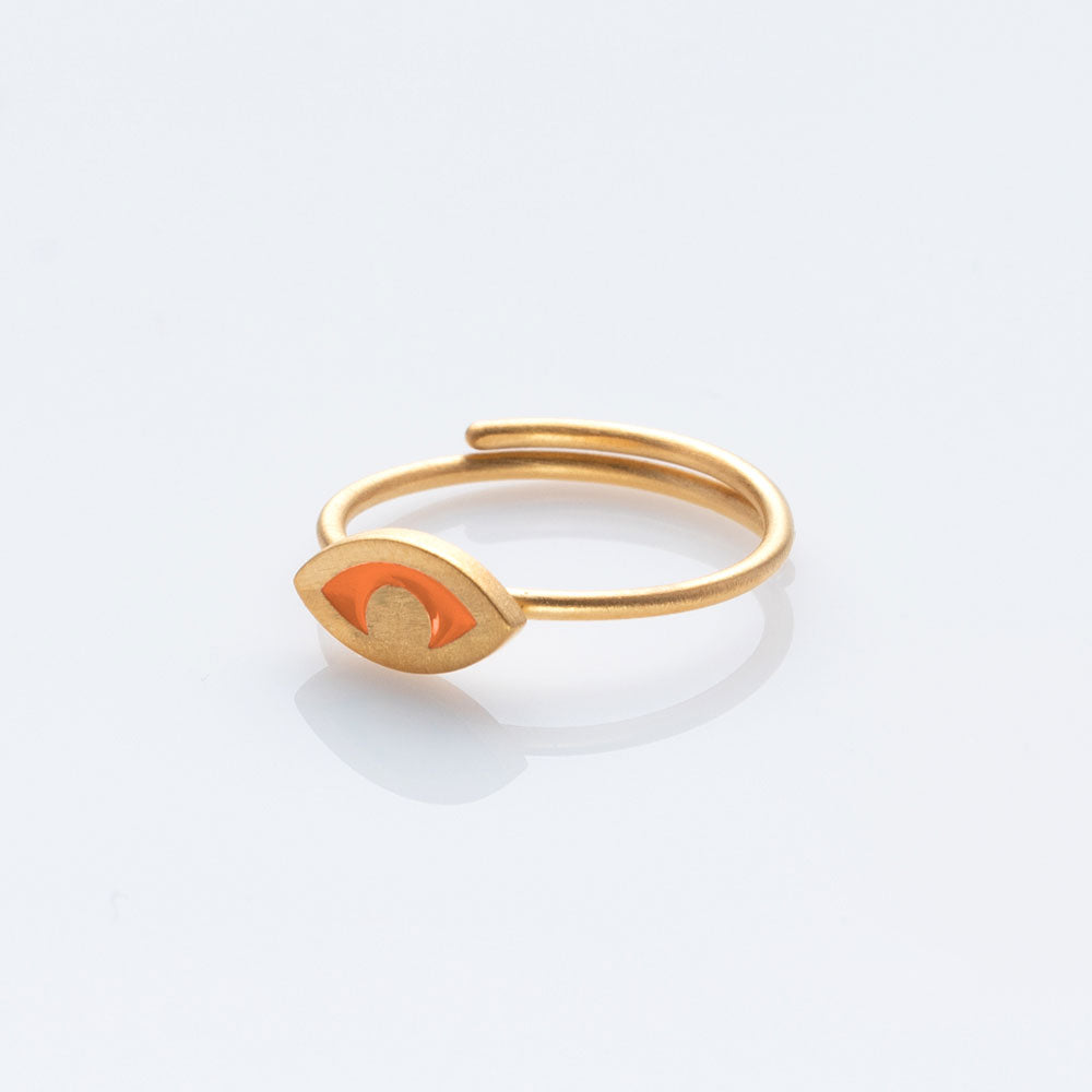 Ayelette δαχτυλίδι χρυσό Bubble Tea
