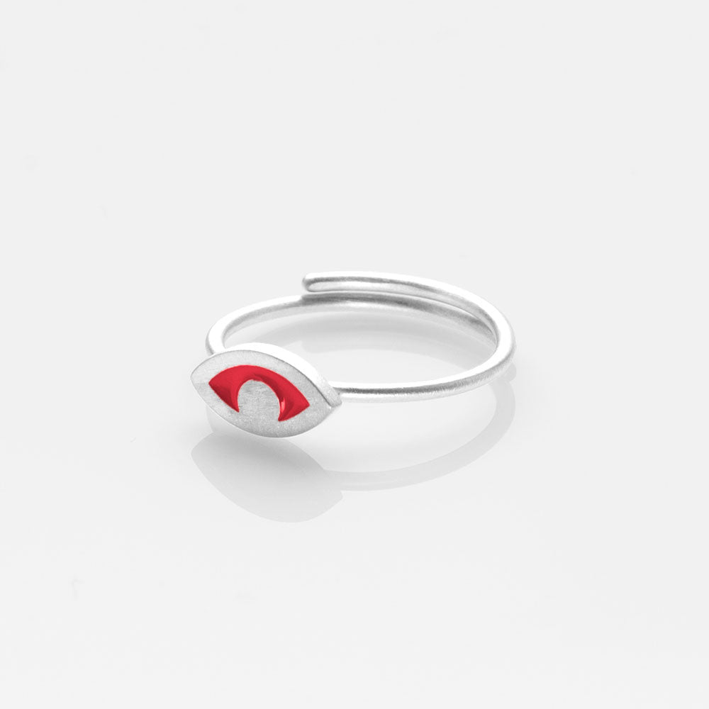 Ayelette δαχτυλίδι ασημί No Regret Red