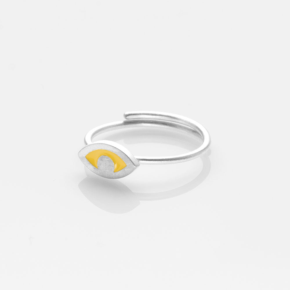 Ayelette δαχτυλίδι ασημί Shamelessly Yellow