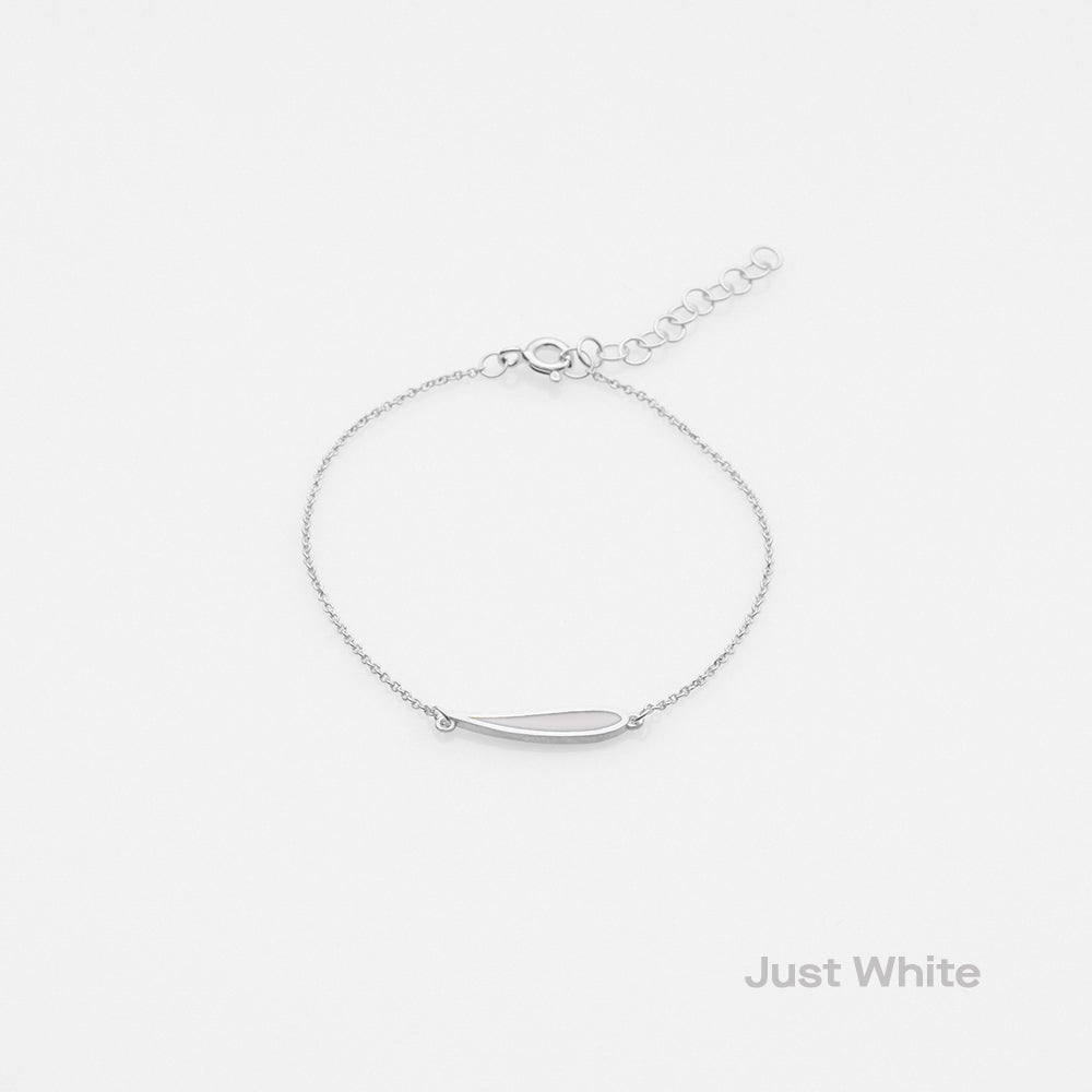 just white