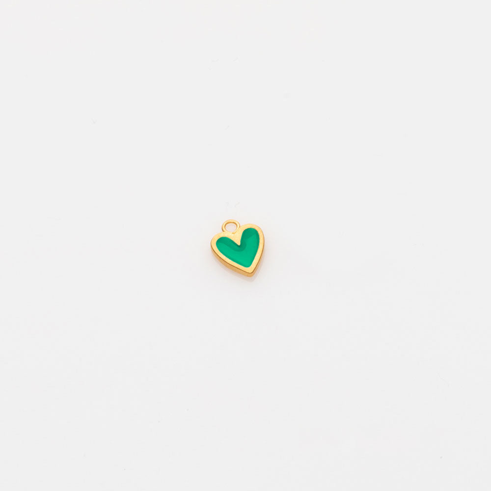 Heartlette στοιχείο για κρίκο χρυσό No Limits Green