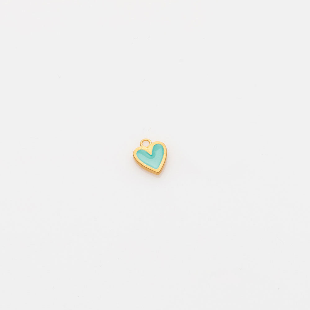 Heartlette hoop charm gold