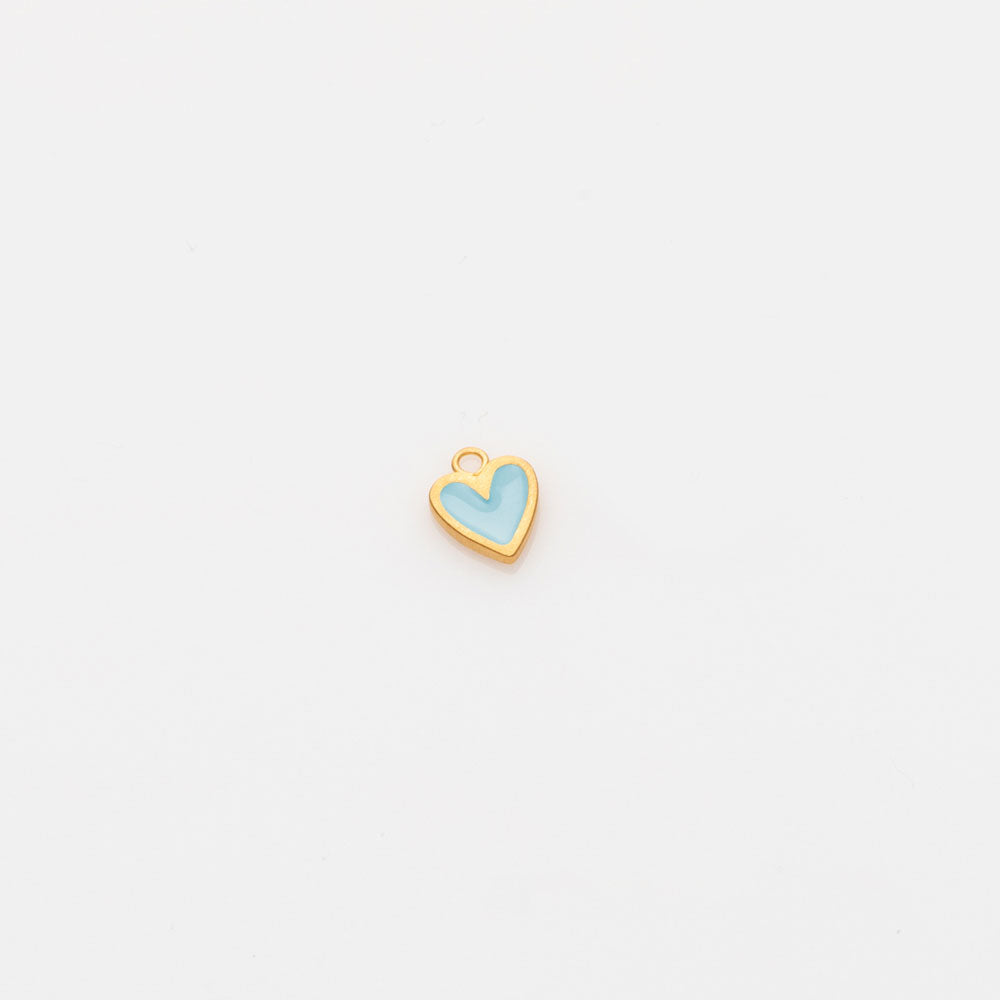 Heartlette hoop charm gold
