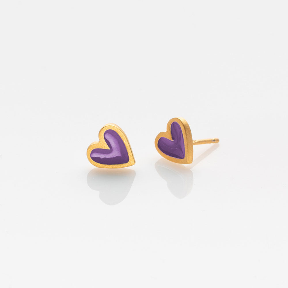 Heartlette earrings gold