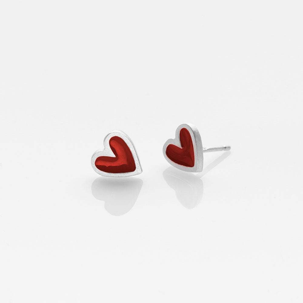 Heartlette earrings silver