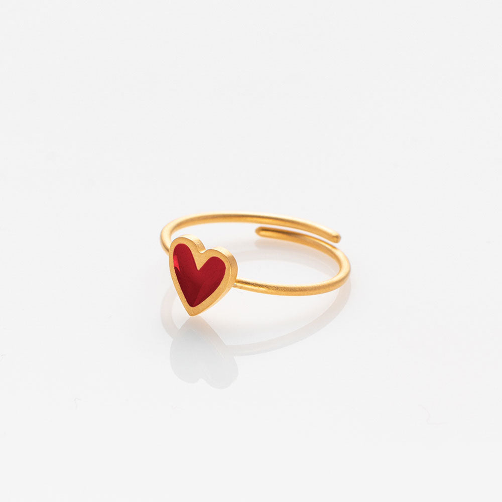 Heartlette ring gold