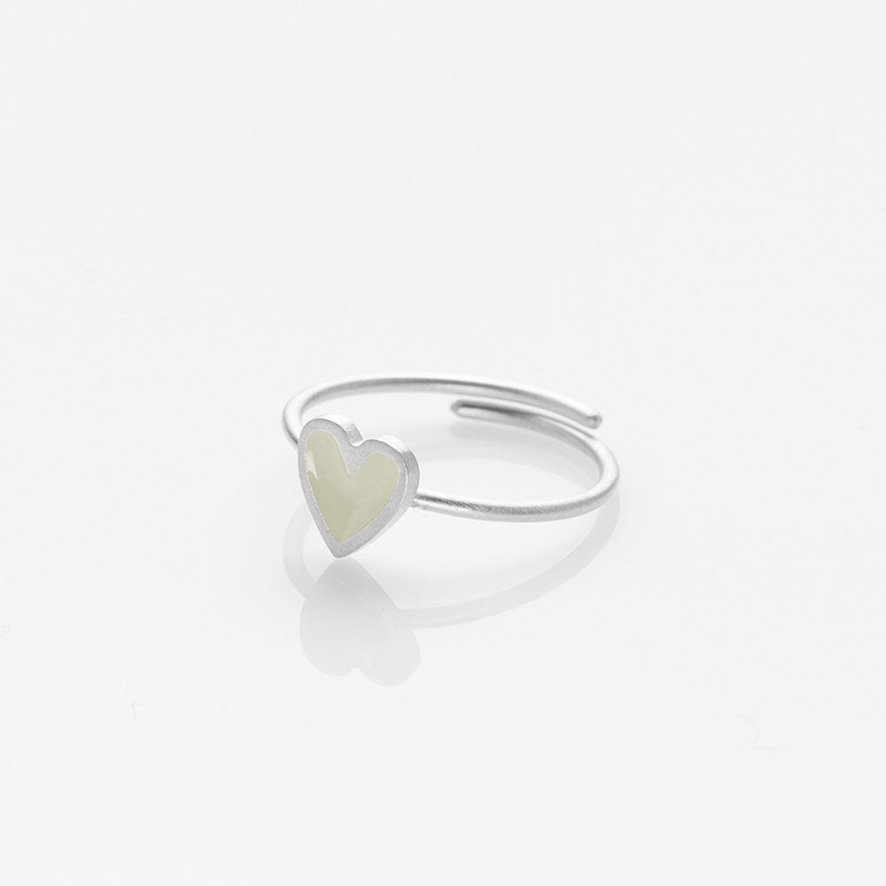 Heartlette ring silver