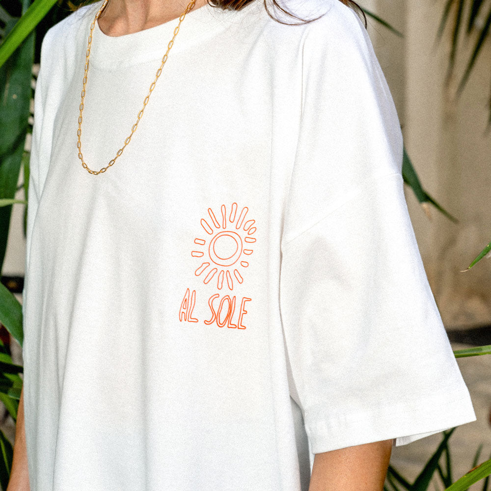 Tutto Passa al Sole t-shirt λευκό