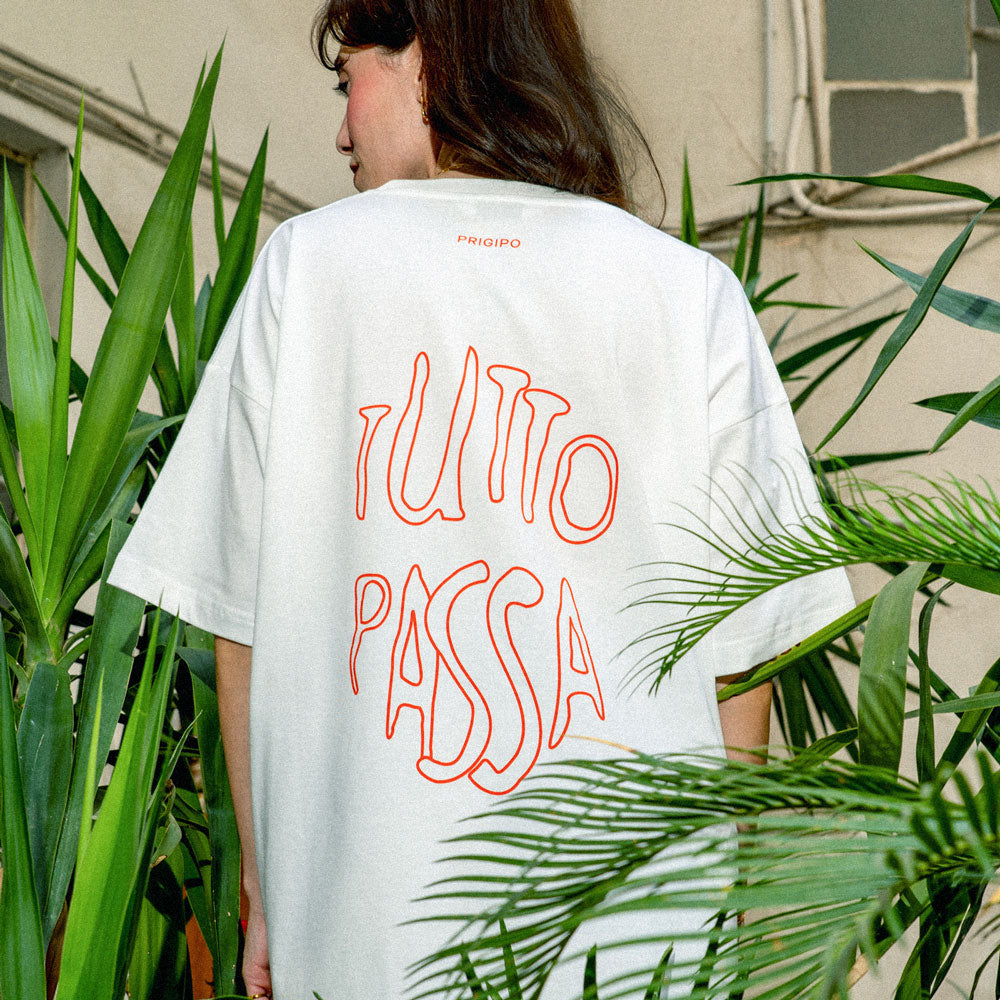 Tutto Passa al Sole t-shirt λευκό