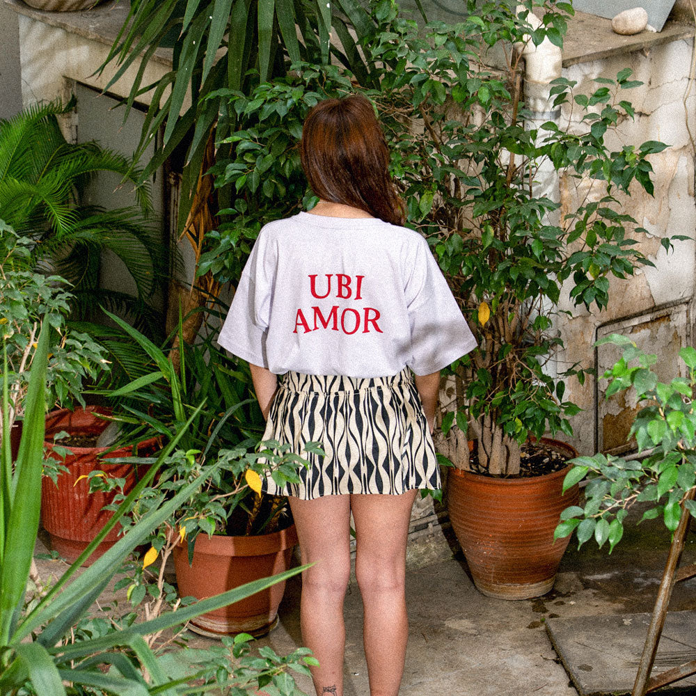 Ubi Amor t-shirt λιλά