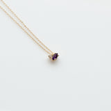 Fizzy amethyst & white topaz κολιέ κίτρινο χρυσό 14Κ