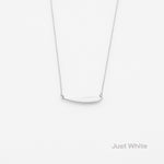 just white