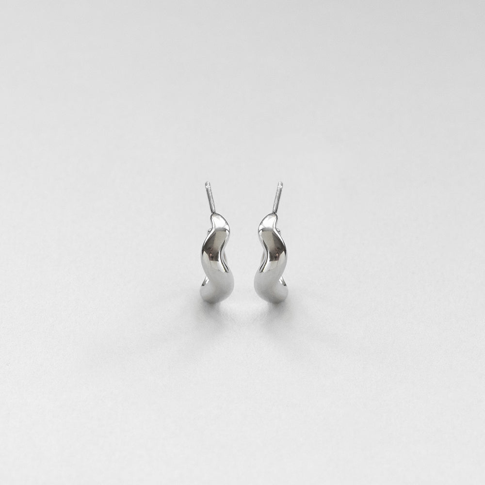 Vague κρίκοι S ασημί