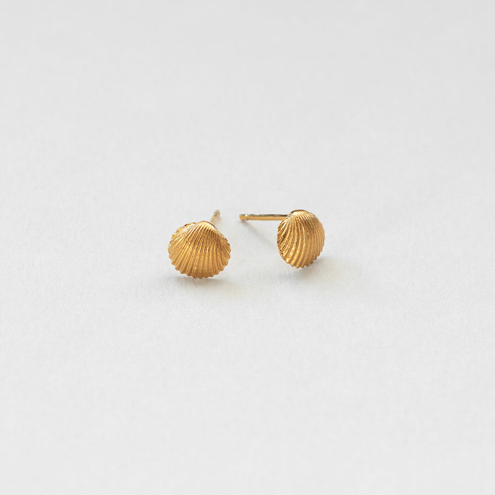 Coquilles jouet σκουλαρίκια χρυσό