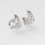 Coquilles slice κρίκοι ασημί