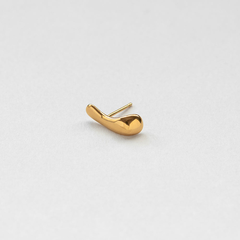 L'eau swell σκουλαρίκι χρυσό