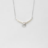 Coquilles jouet pearl κολιέ ασημί