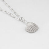 Coquilles venus κολιέ ασημί