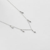 L'eau charm κολιέ ασημί