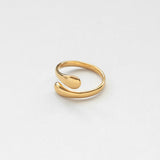 L'eau drops δαχτυλίδι χρυσό