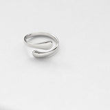 L'eau drops δαχτυλίδι ασημί