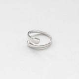 L'eau drops δαχτυλίδι ασημί