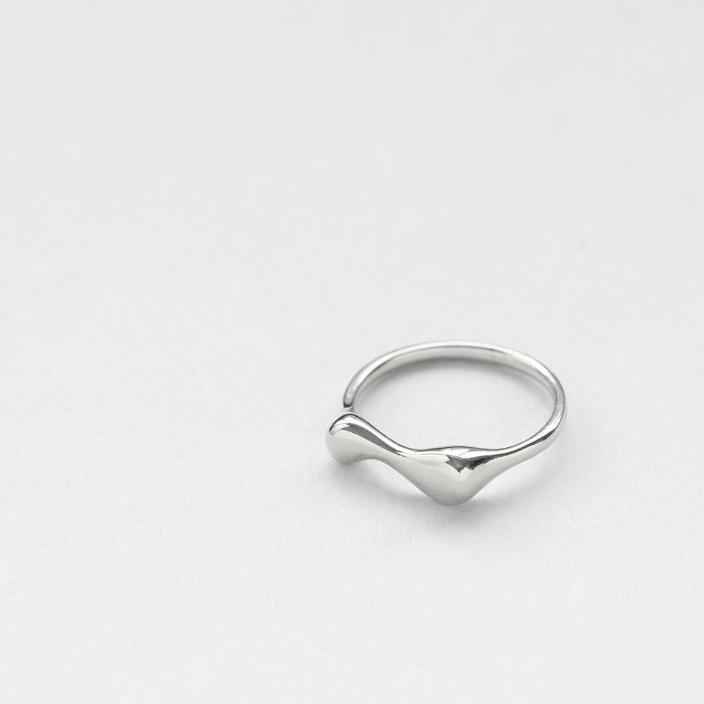 L'eau flow δαχτυλίδι ασημί