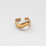 Vague δαχτυλίδι χρυσό