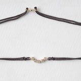 Astro quintet βραχιόλι με κλωστή κίτρινο χρυσό 14Κ