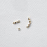 Astro single σκουλαρίκι καρφωτό κίτρινο χρυσό 14Κ