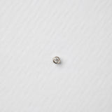 Astro single σκουλαρίκι καρφωτό λευκό χρυσό 14Κ