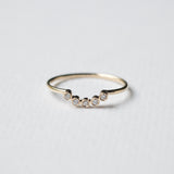 Astro quintet δαχτυλίδι κίτρινο χρυσό 14Κ