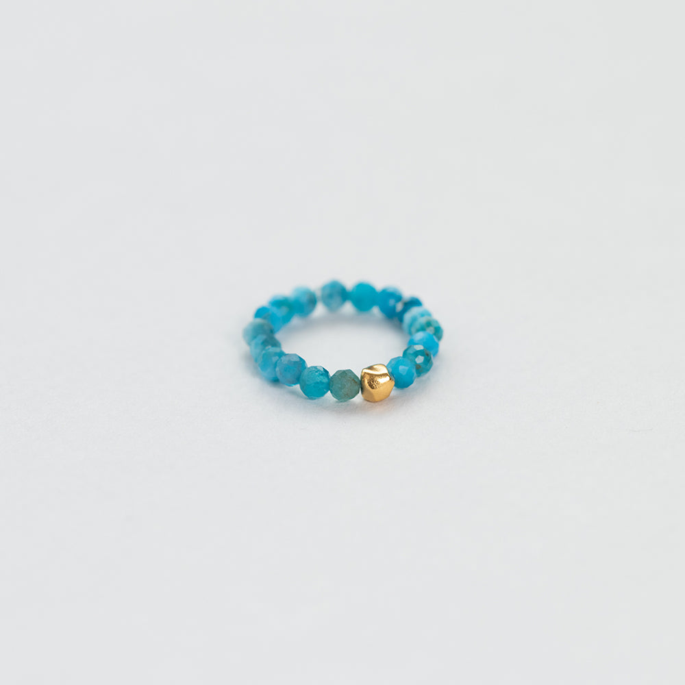 Terrestrial apatite δαχτυλίδι χρυσό