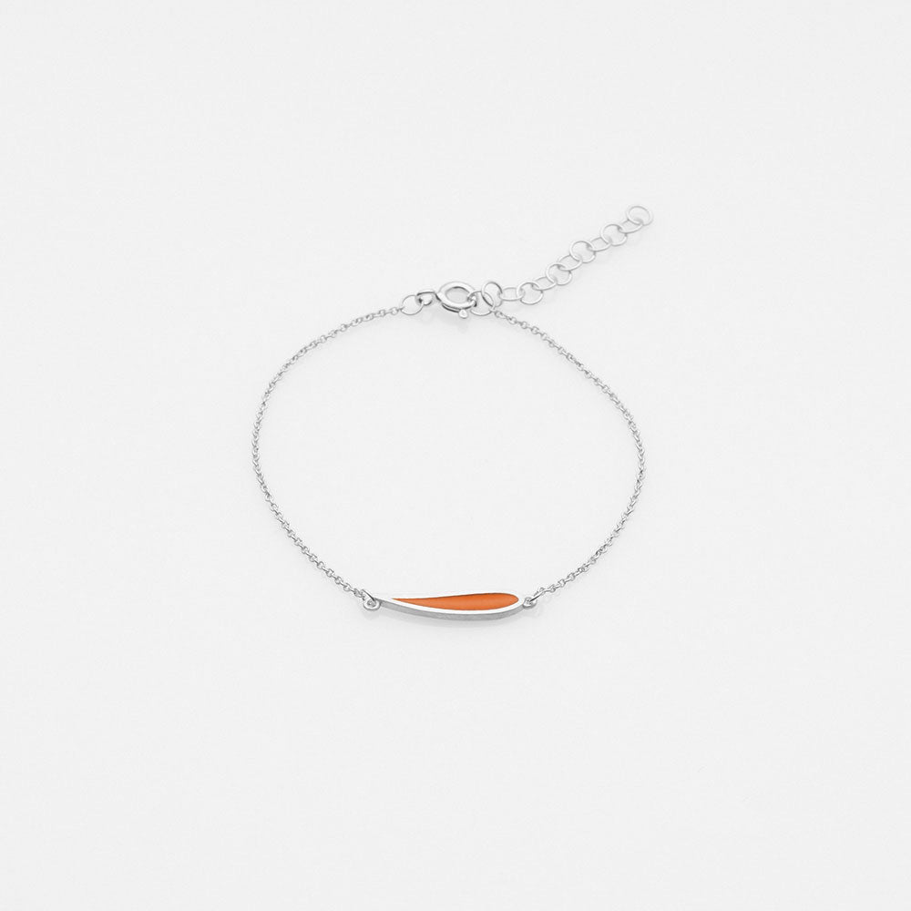 Palette Extended leaf βραχιόλι ασημί Bubble Tea