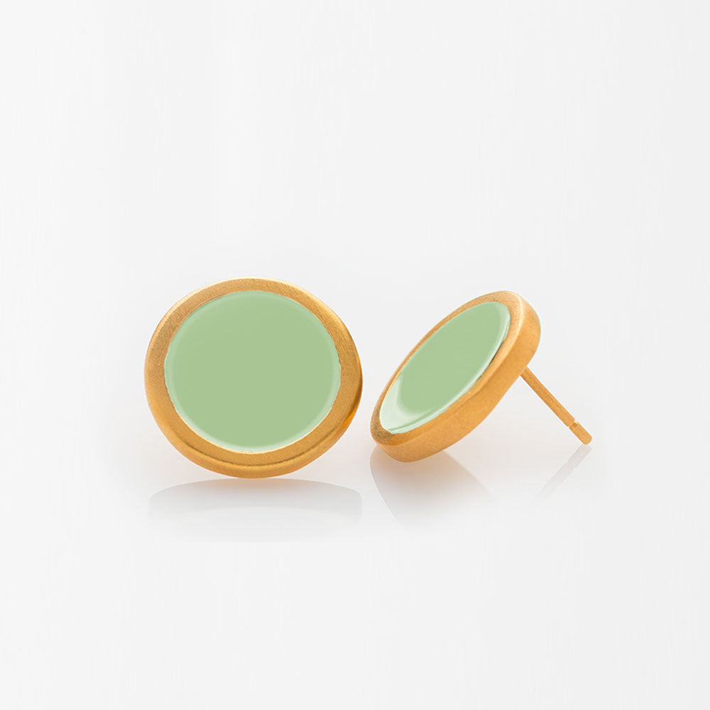 Palette L σκουλαρίκια χρυσό Matcha Latte