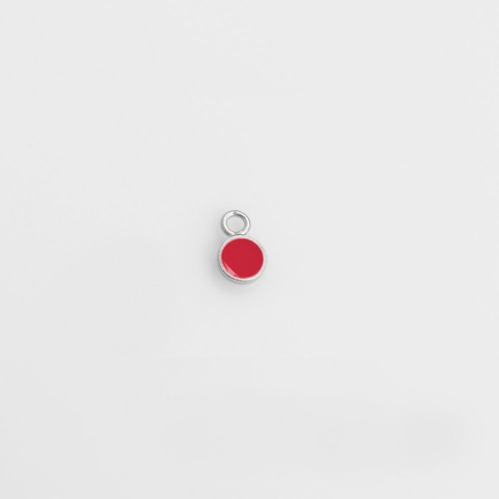 Palette XS στοιχείο για κρίκο ασημί No Regret Red