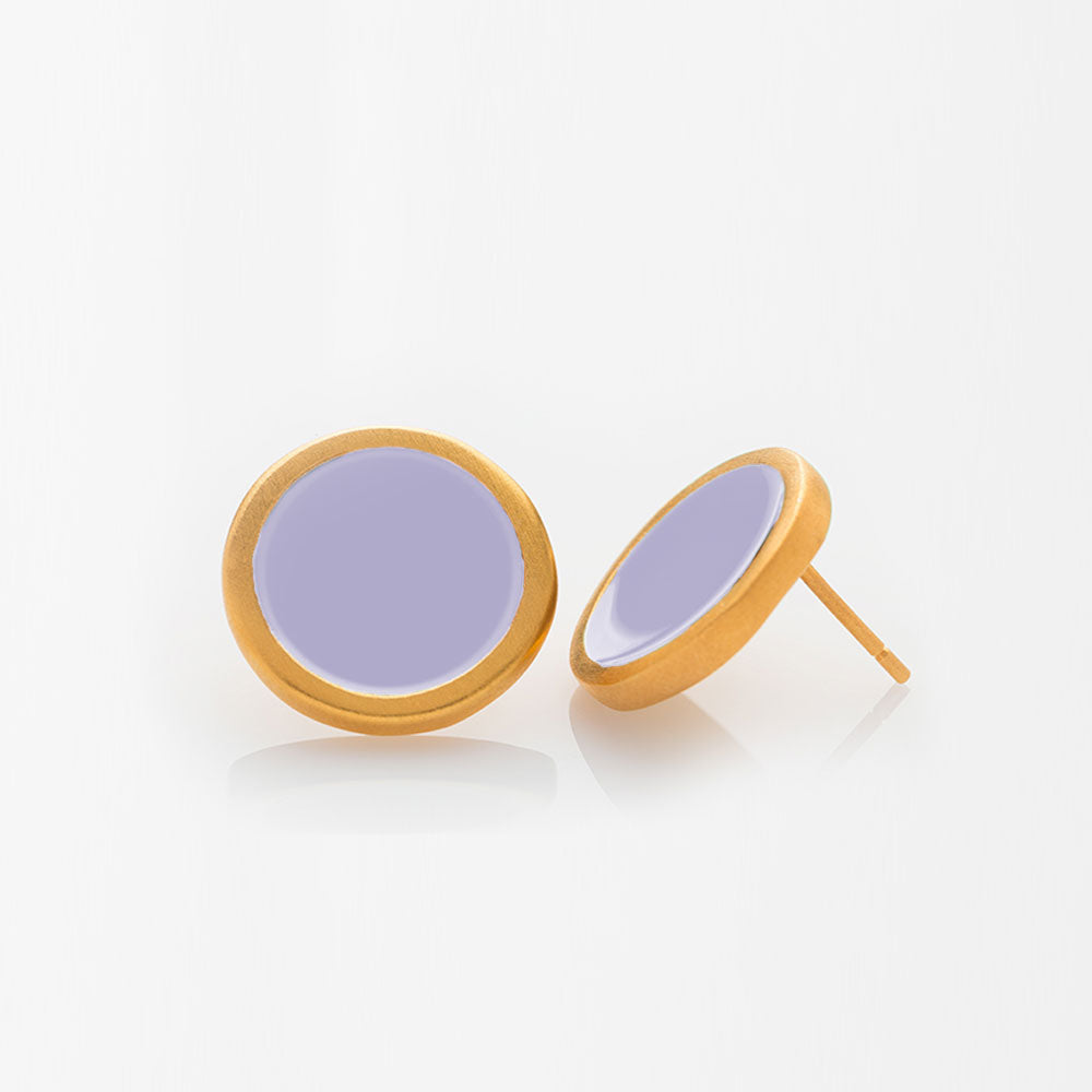 Palette L σκουλαρίκια χρυσό Untamed Violet