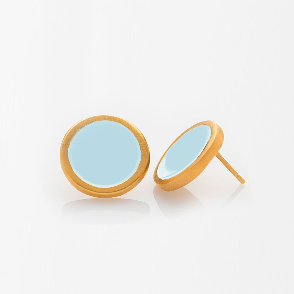 Palette L σκουλαρίκια χρυσό Unapologetic Cerulean
