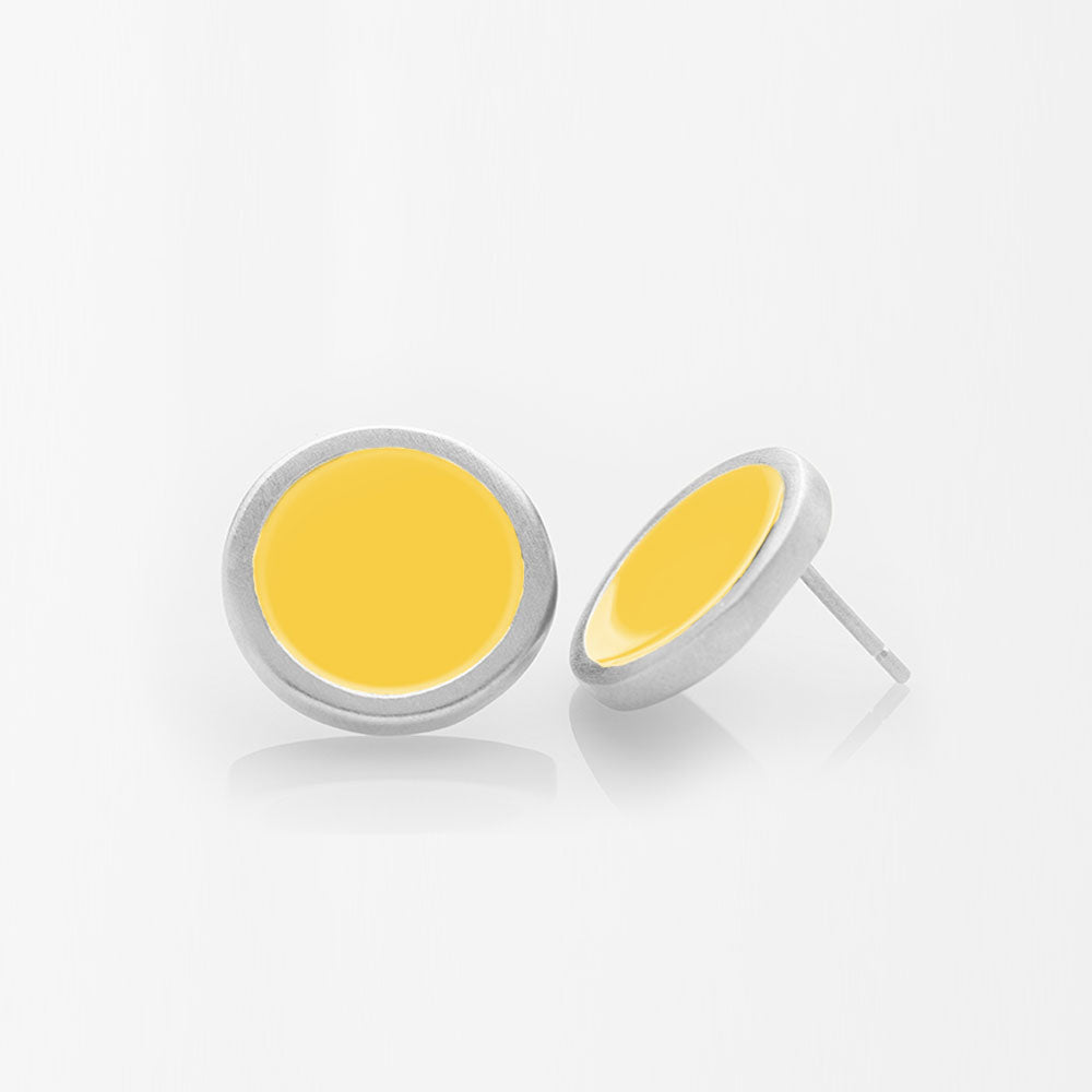 Palette L σκουλαρίκια ασημί Shamelessly Yellow