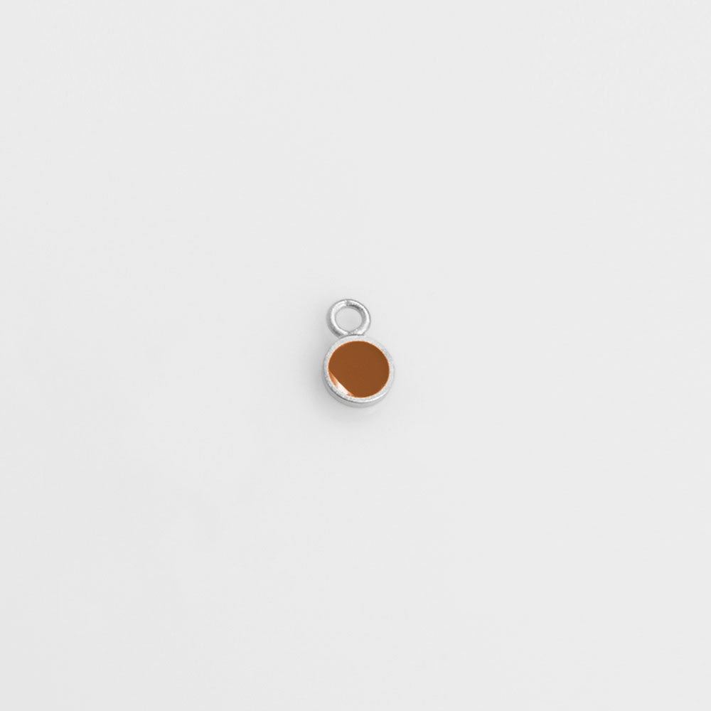 Palette XS στοιχείο για κρίκο ασημί Mocha Mousse