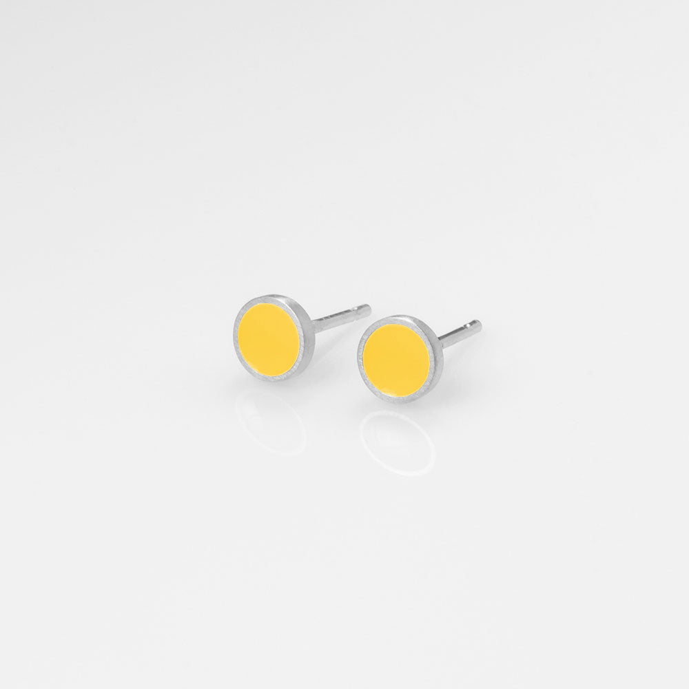 Palette XS σκουλαρίκια ασημί Shamelessly Yellow