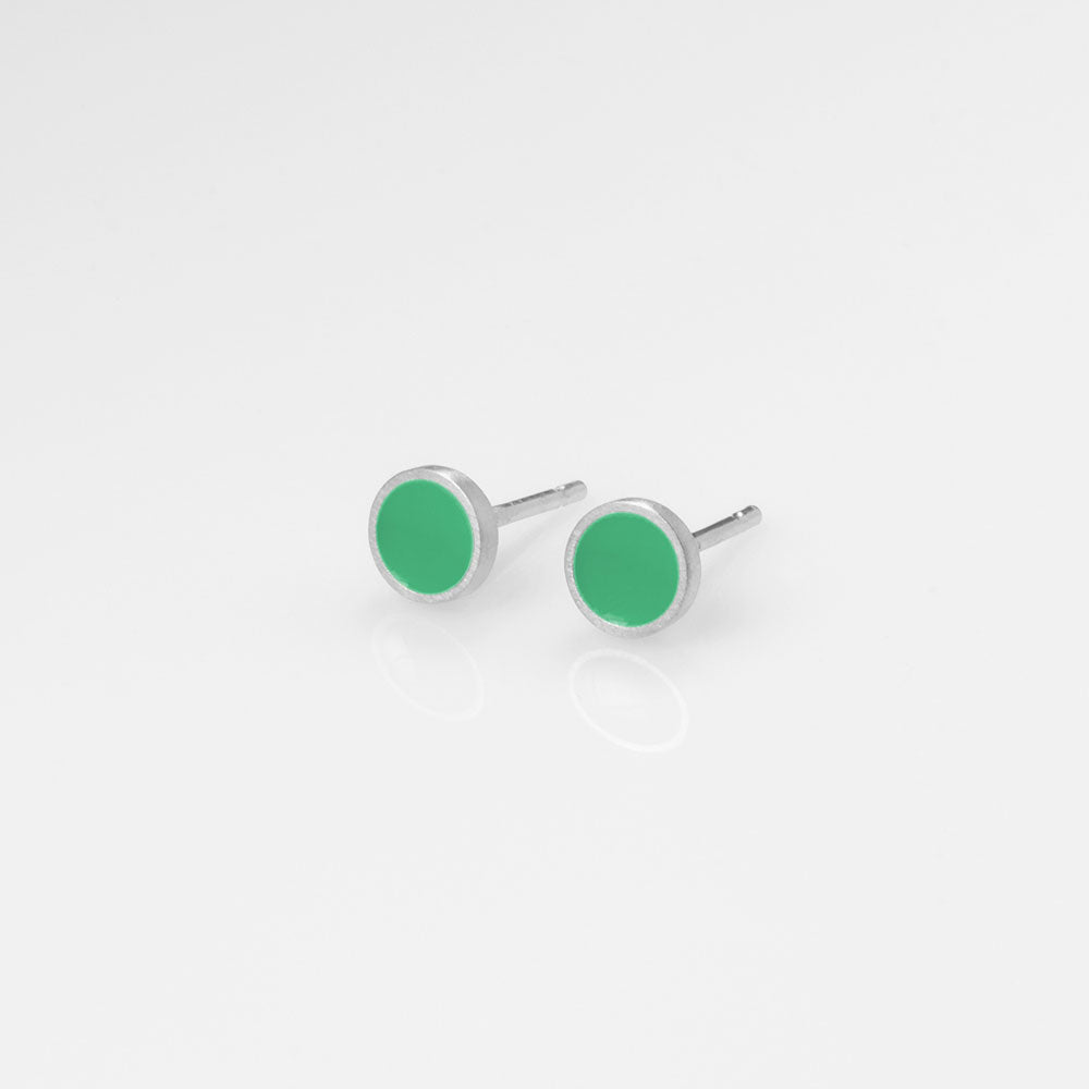 Palette XS σκουλαρίκια ασημί No Limits Green