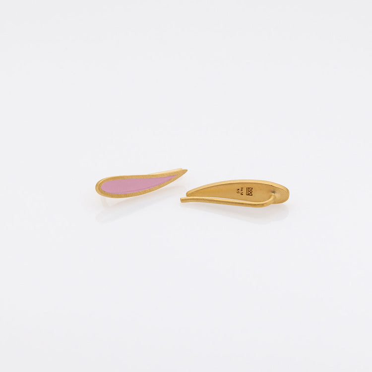 Palette Extended leaf σκουλαρίκια χρυσό Bazooka Joe