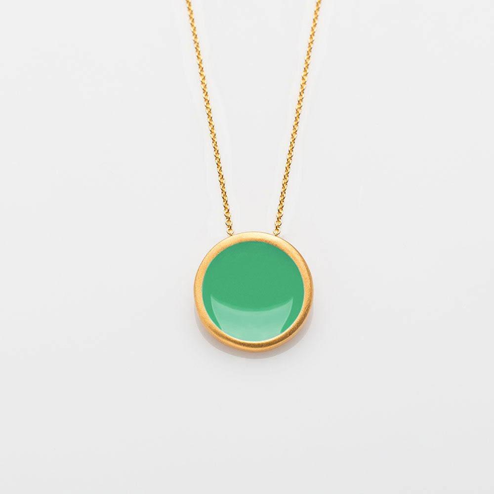 Palette L κολιέ χρυσό No Limits Green