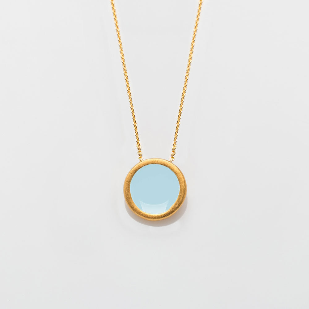 Palette S κολιέ χρυσό Unapologetic Cerulean