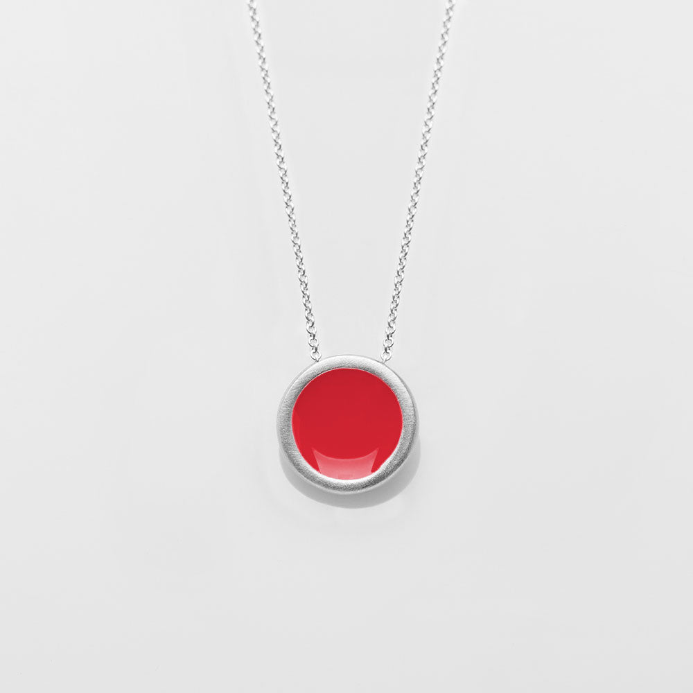 Palette S κολιέ ασημί No Regret Red