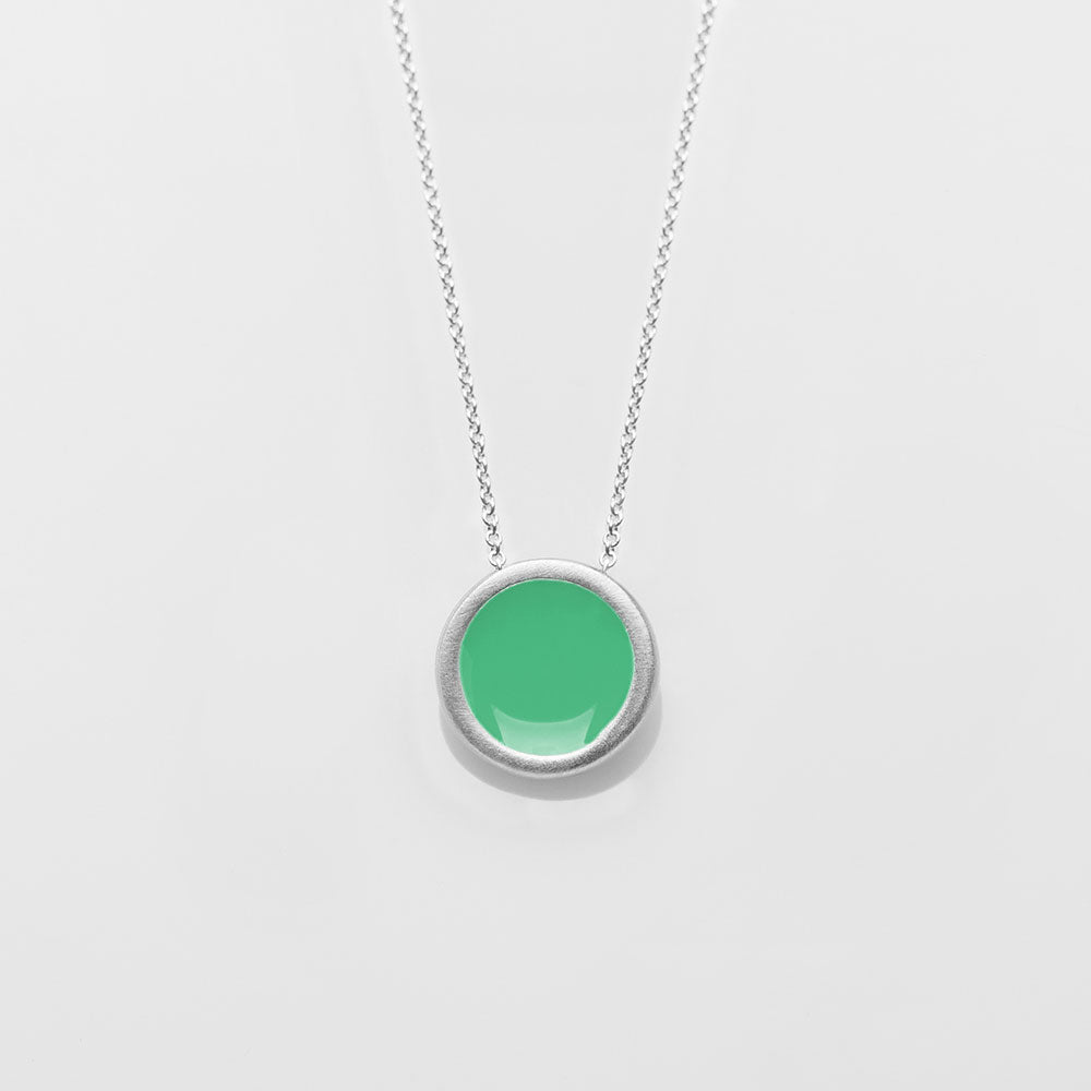 Palette S κολιέ ασημί No Limits Green
